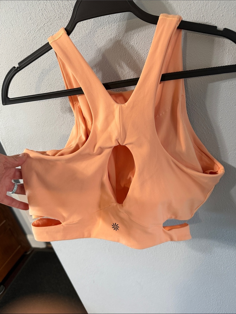 Athleta Peach Cut-Out Crop D-DD Bra Top - Picture 5 of 5